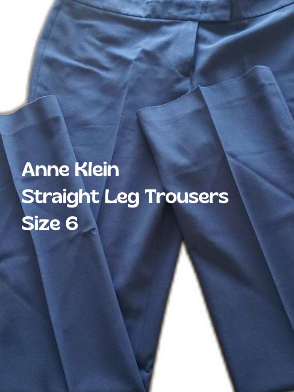 Anne Klein - Straight Leg Trousers / Slacks - Women Size 6 - Picture 1 of 8